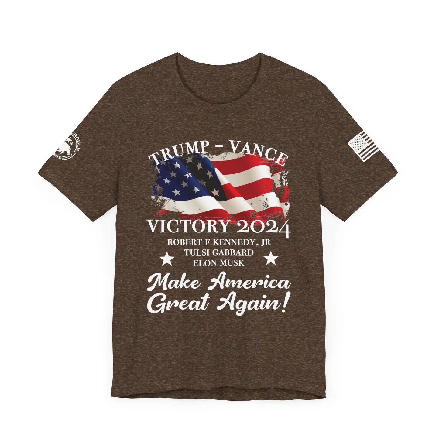 Trump Vance Victory 2024 Men's Short Sleeve Tee - Deplorable Tees