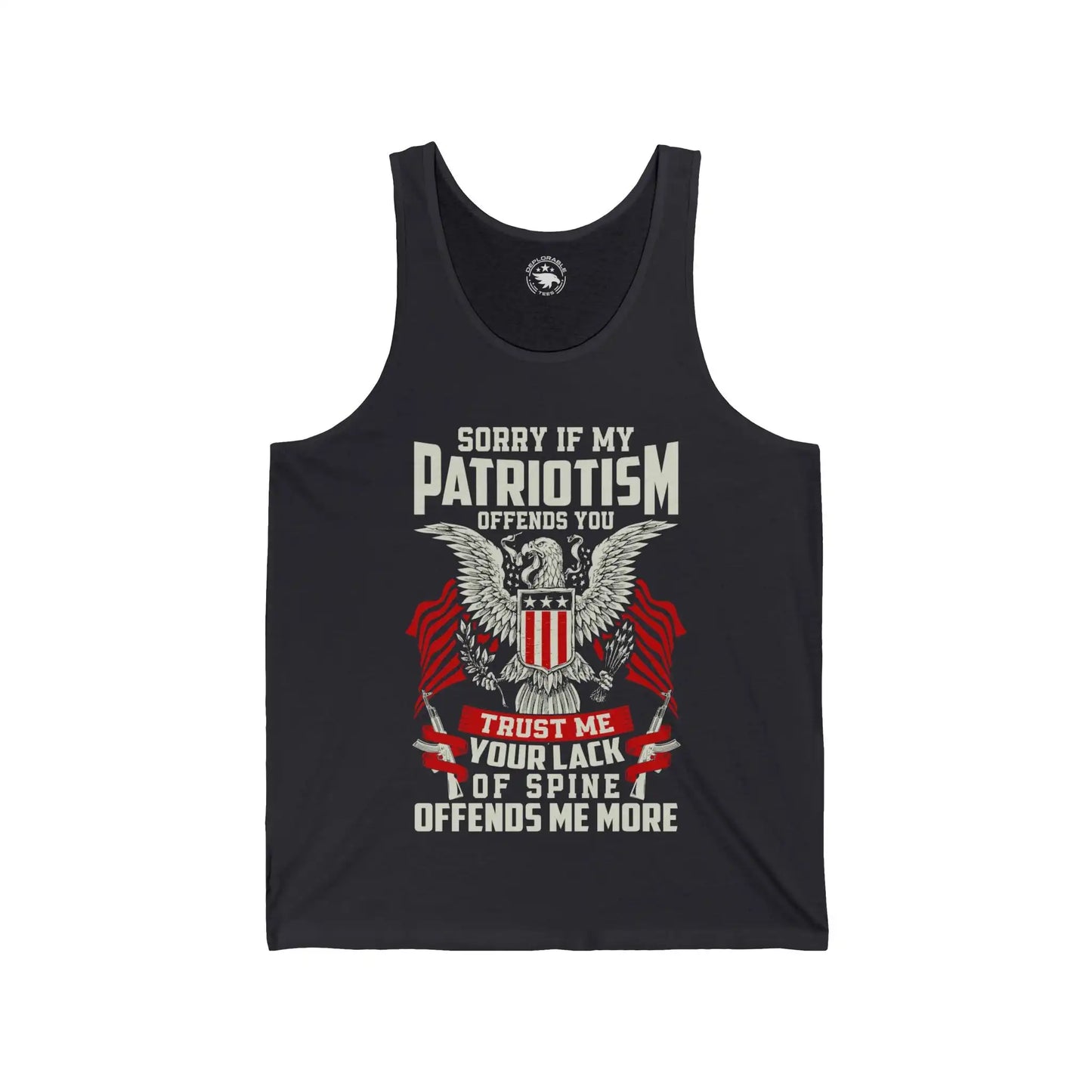 Unapologetically Patriotic Men's Tank - Deplorable Tees