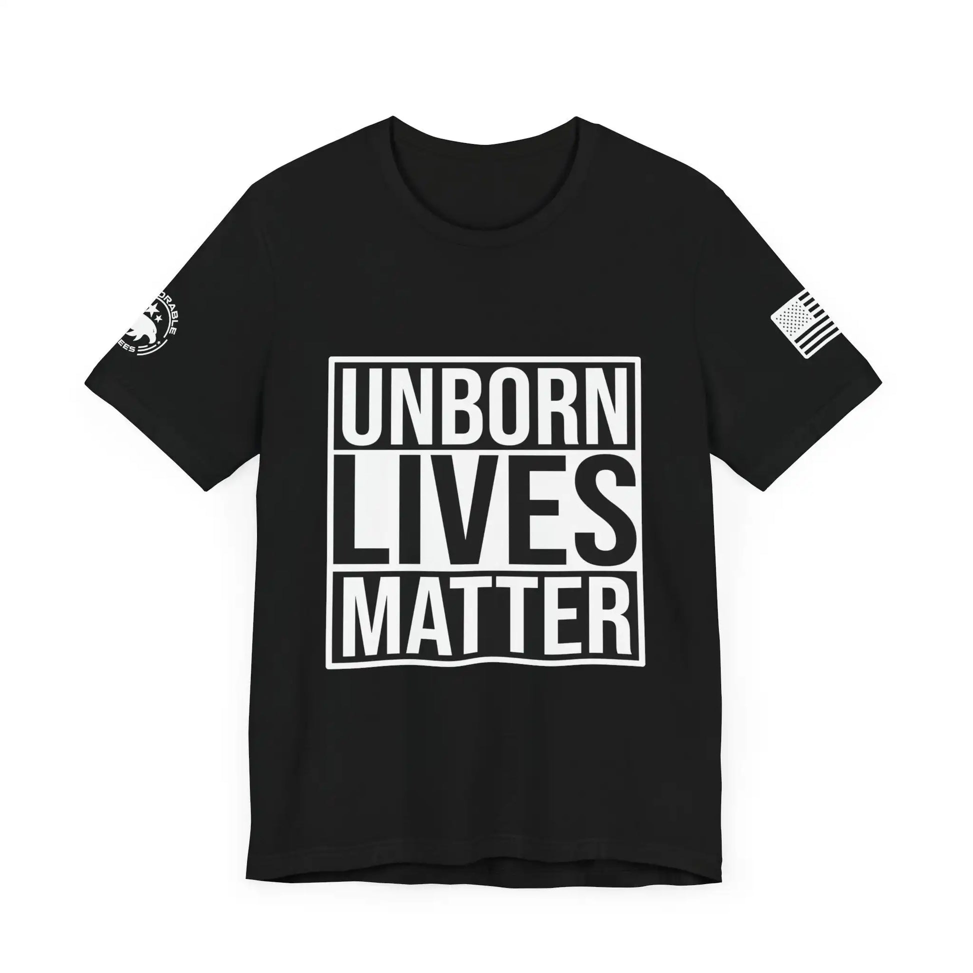 Unborn Lives Matter Men's Short Sleeve Tee - Deplorable Tees