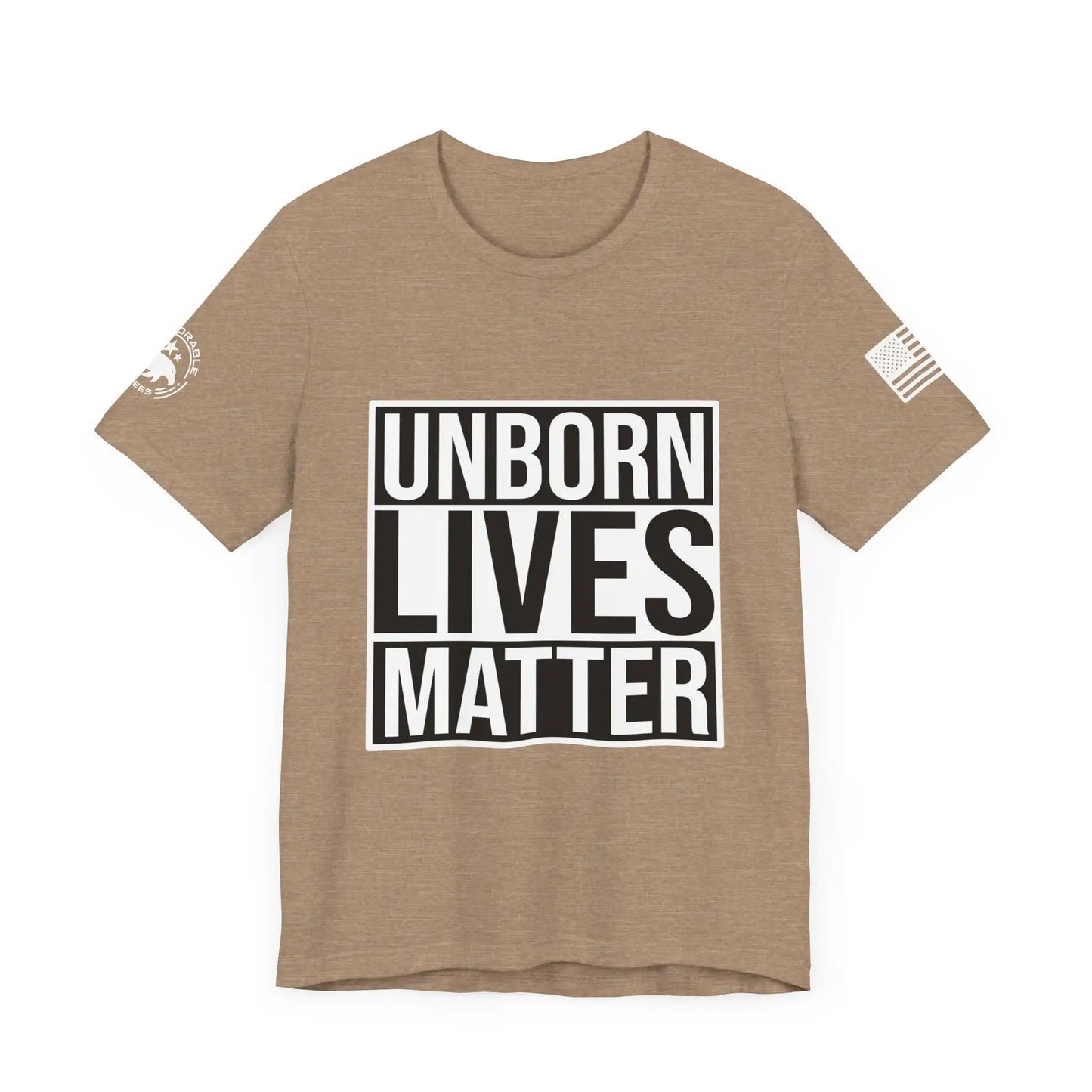 Unborn Lives Matter Men's Short Sleeve Tee - Deplorable Tees