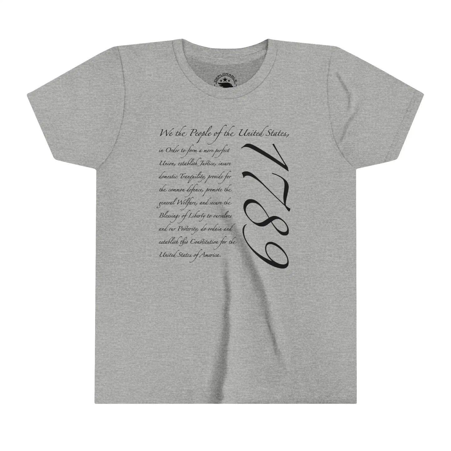 US Constitution 1789 Kids Cotton Tee - Deplorable Tees