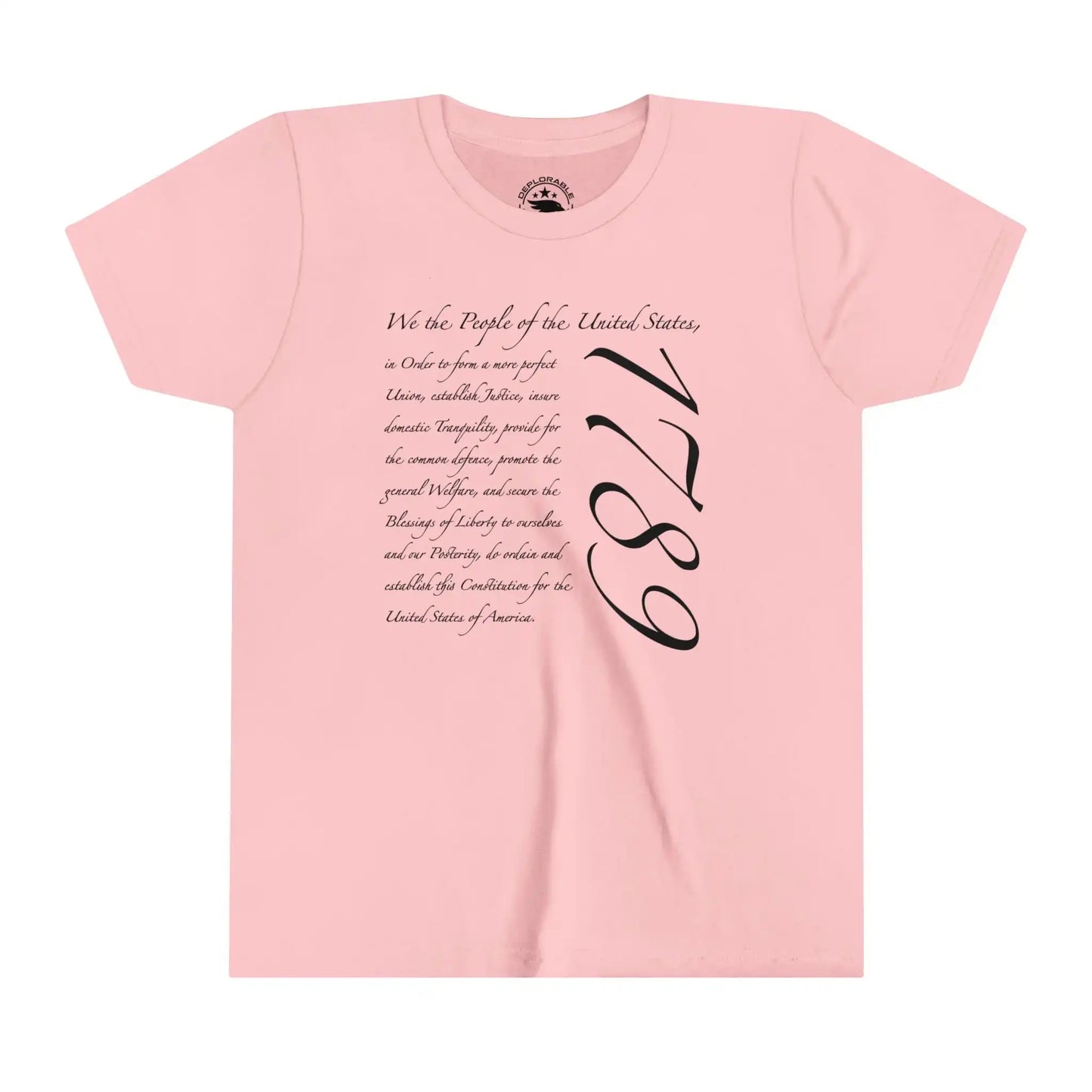 US Constitution 1789 Kids Cotton Tee - Deplorable Tees
