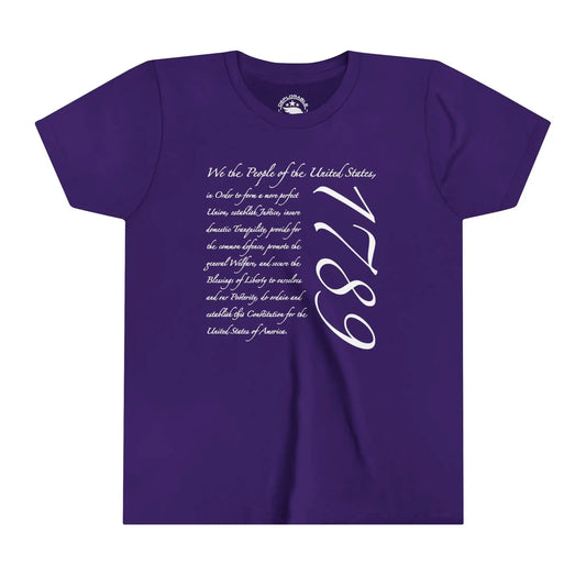 US Constitution 1789 Kids Cotton Tee - Deplorable Tees