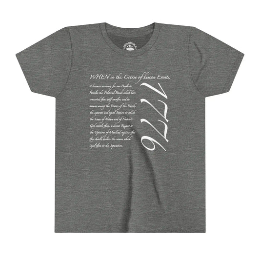 US Declaration 1776 Kids Cotton Tee - Deplorable Tees