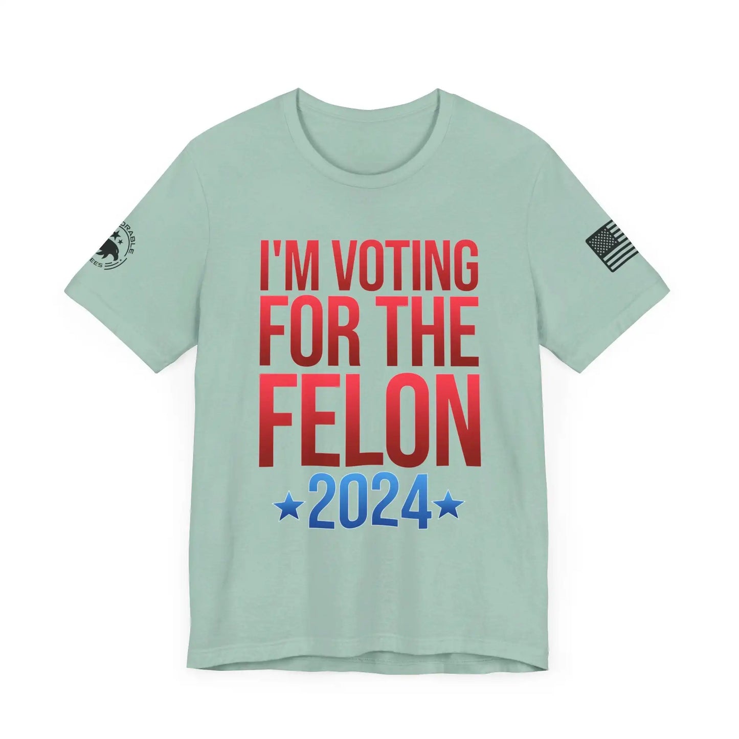 Voting For The Felon Men's Tee - Deplorable Tees