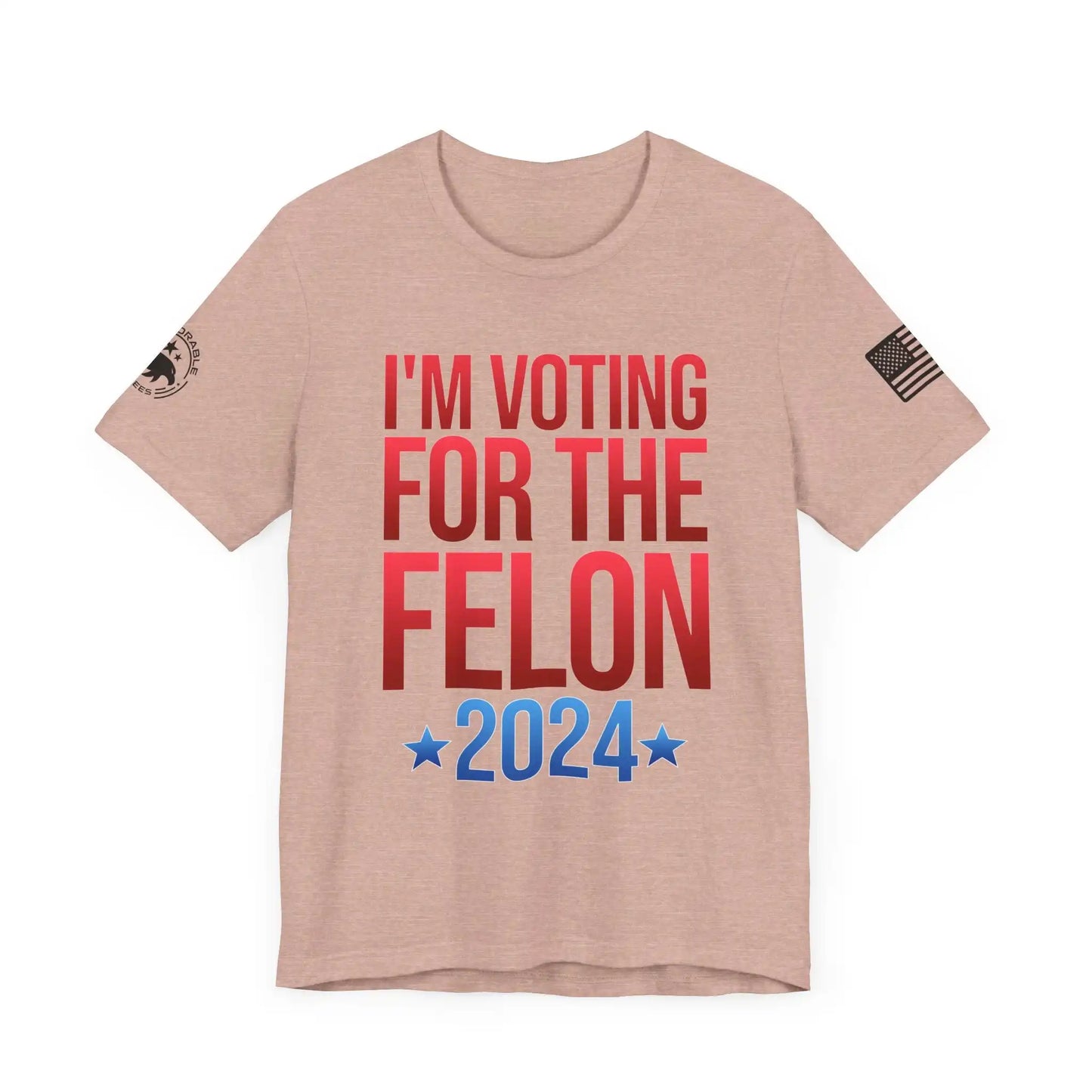 Voting For The Felon Men's Tee - Deplorable Tees
