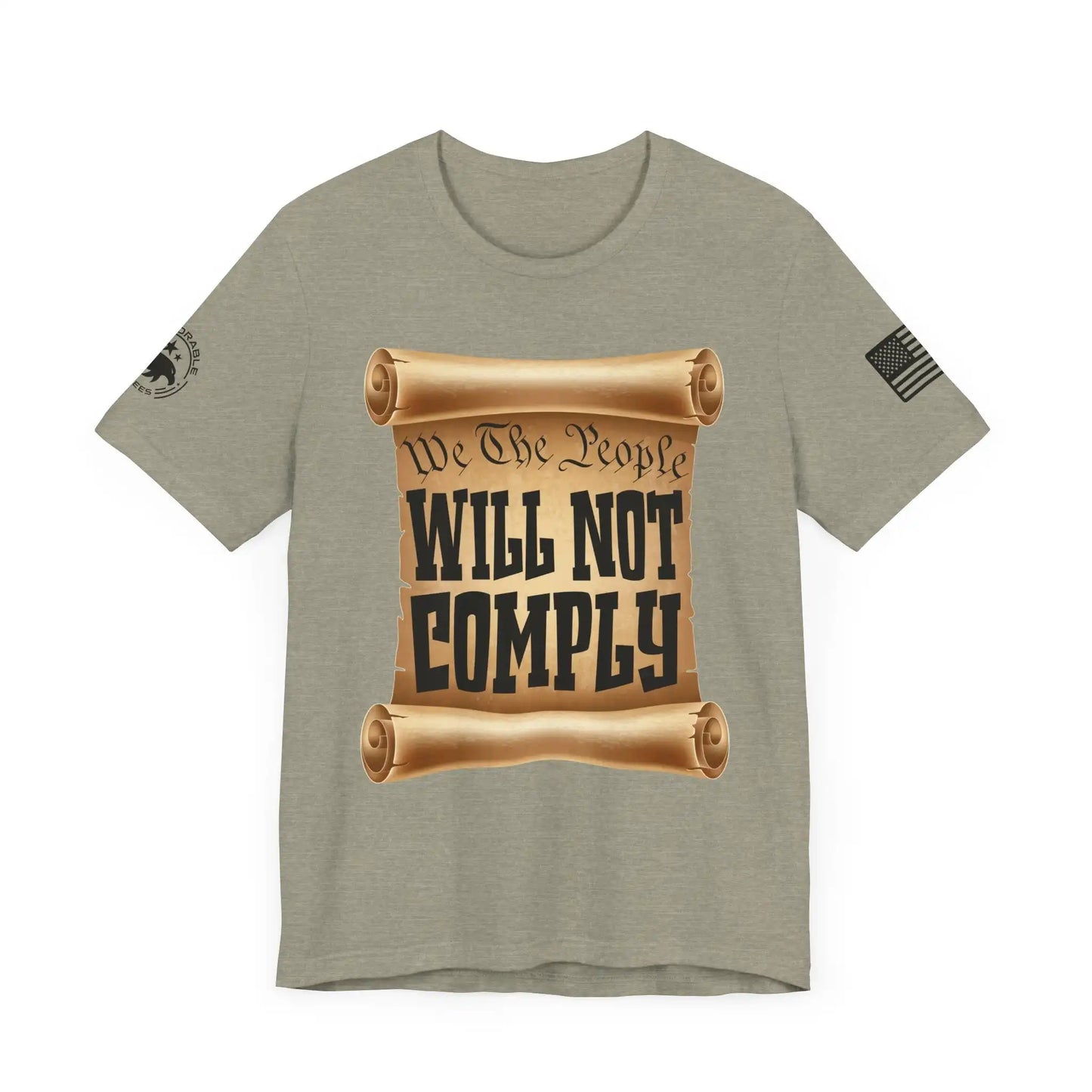 We The People Will Not Comply Men's Tee - Deplorable Tees