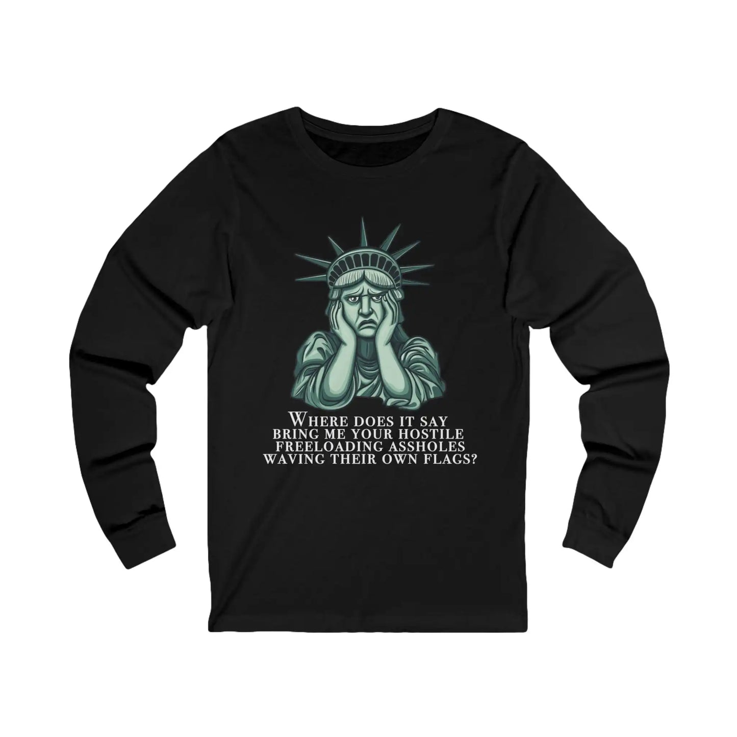 Where Does It Say Deluxe Edition Men's Long Sleeve - Deplorable Tees