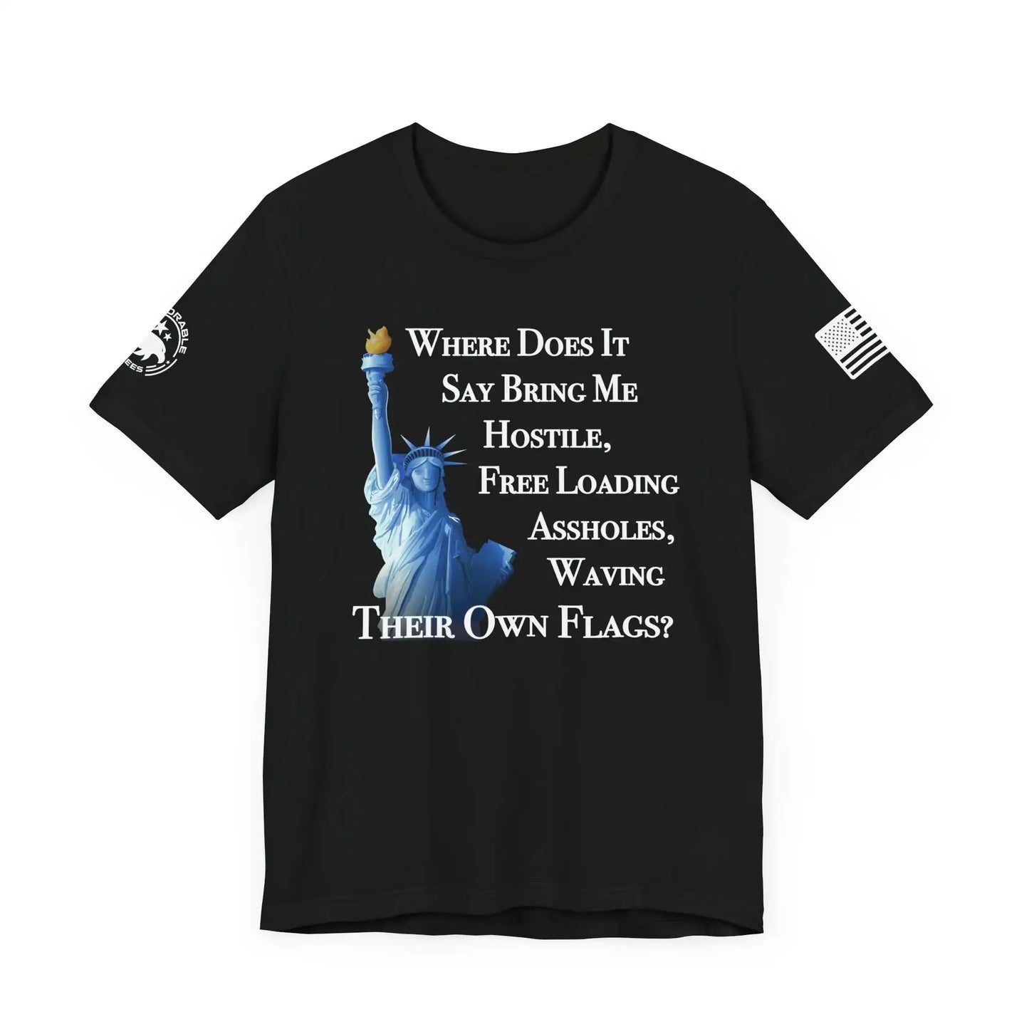 Where Does It Say Men's Short Sleeve Tee - Deplorable Tees