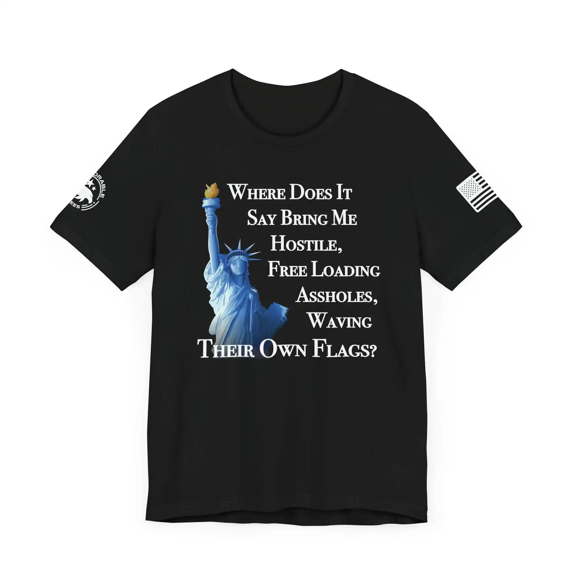 Where Does It Say Men's Short Sleeve Tee - Deplorable Tees